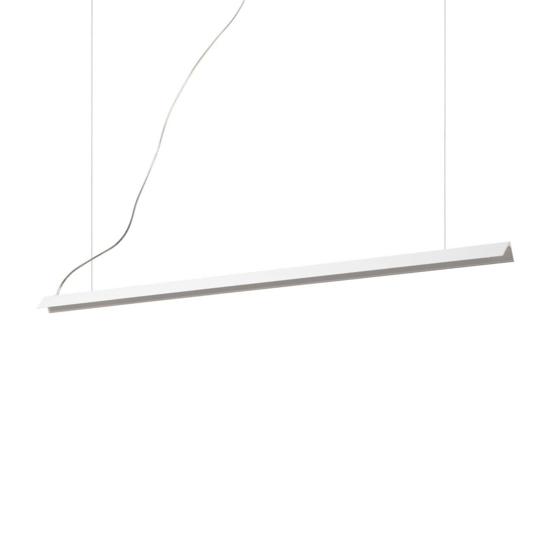 Ideal Lux V-Line LED závěsné světlo bílá