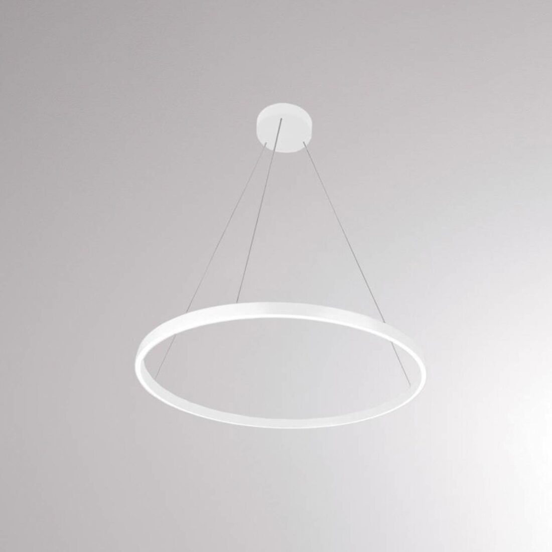 Perfora M LED závěsné světlo Ø 60 cm bílá