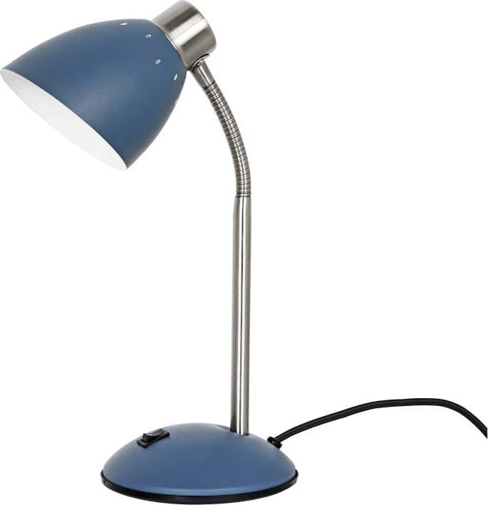 Modrá stolní lampa Leitmotiv