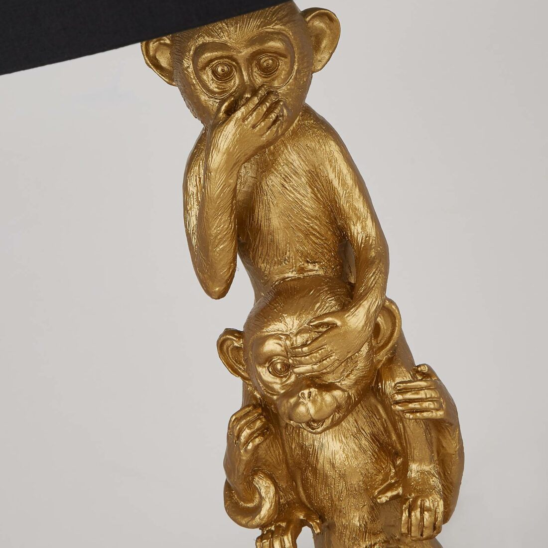 Textilní stolní lampa Three Wise Monkeys