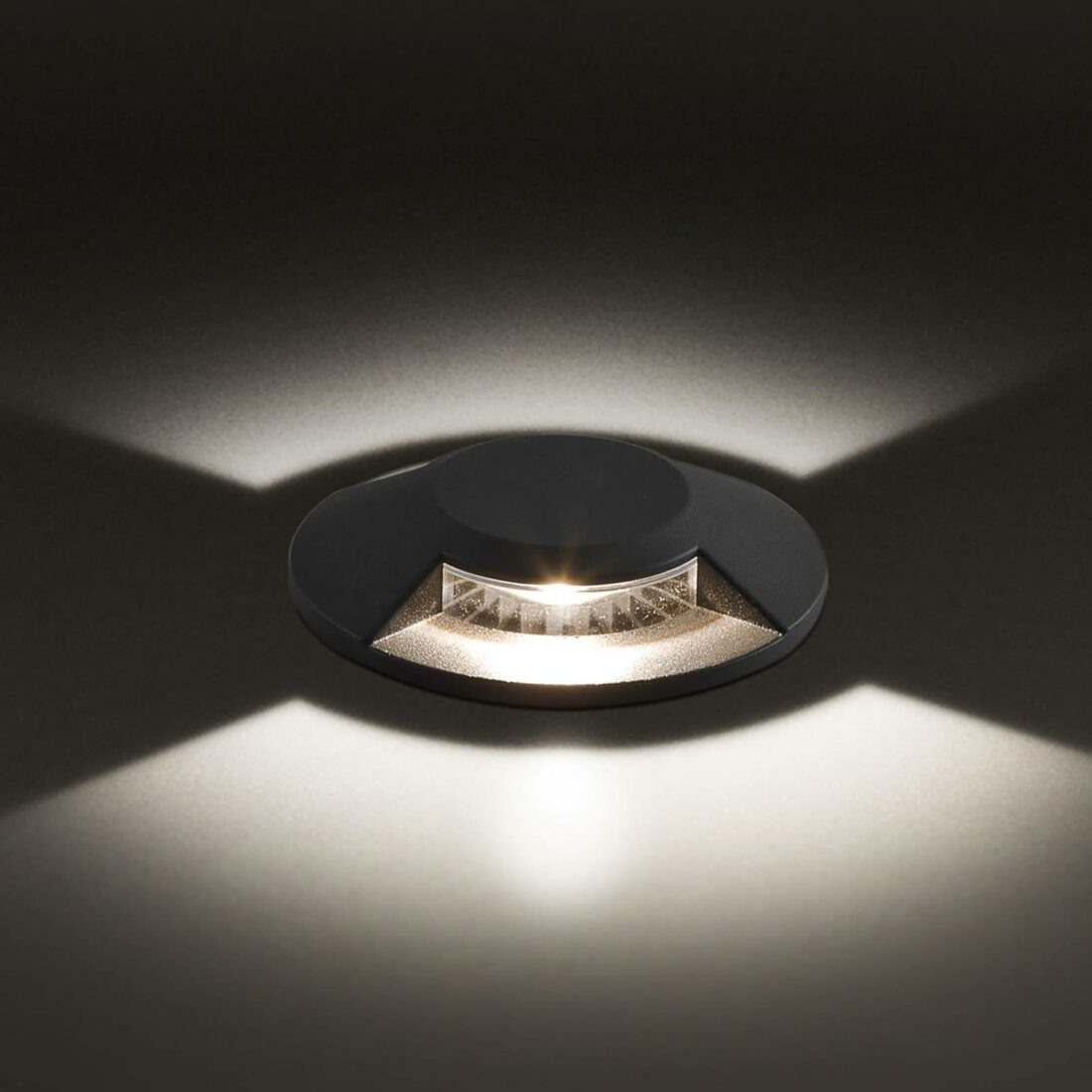 EVN Scopum LED podlahové světlo kulaté 2násobné