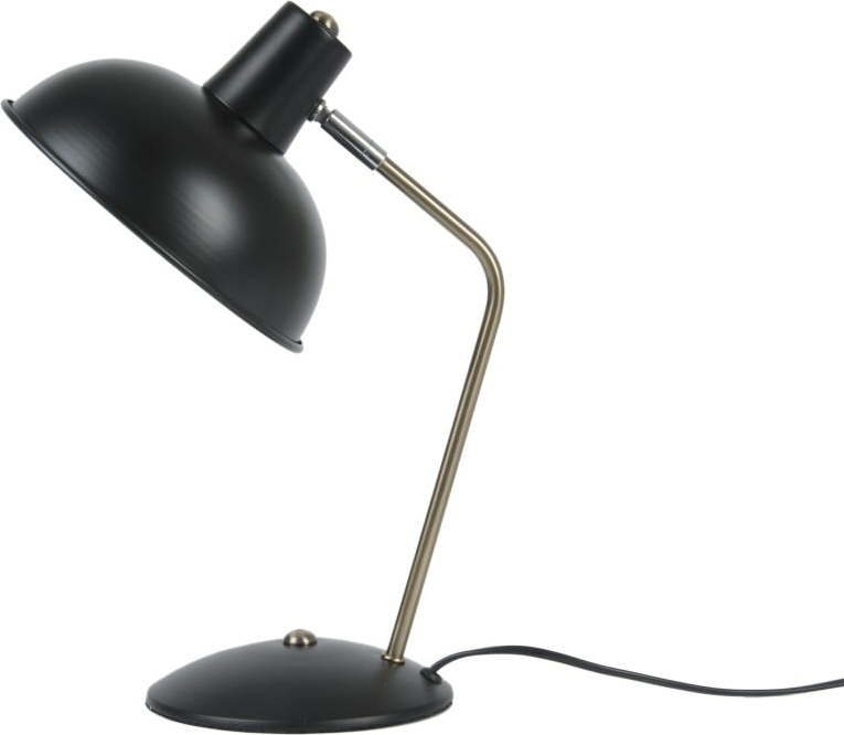 Černá stolní lampa Leitmotiv