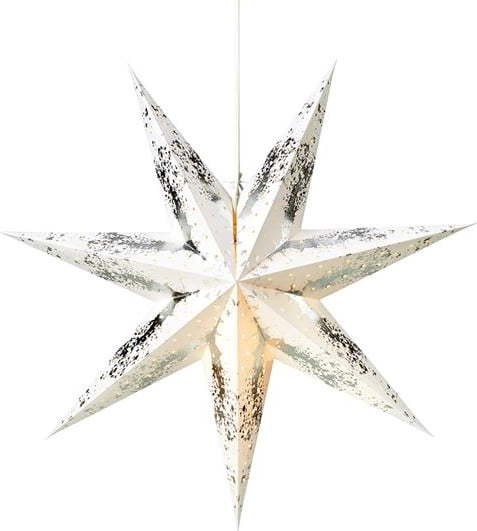 Vánoční závěsná světelná dekorace ve stříbrné barvě Markslöjd