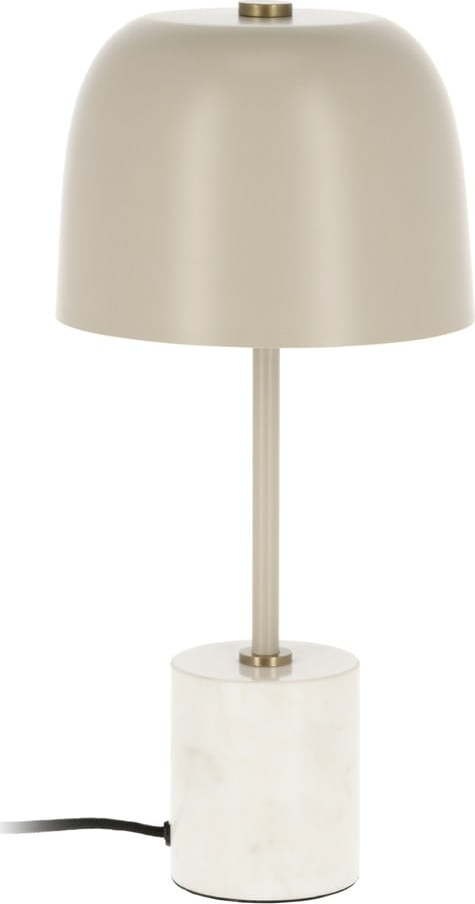 Béžová stolní lampa Kave Home