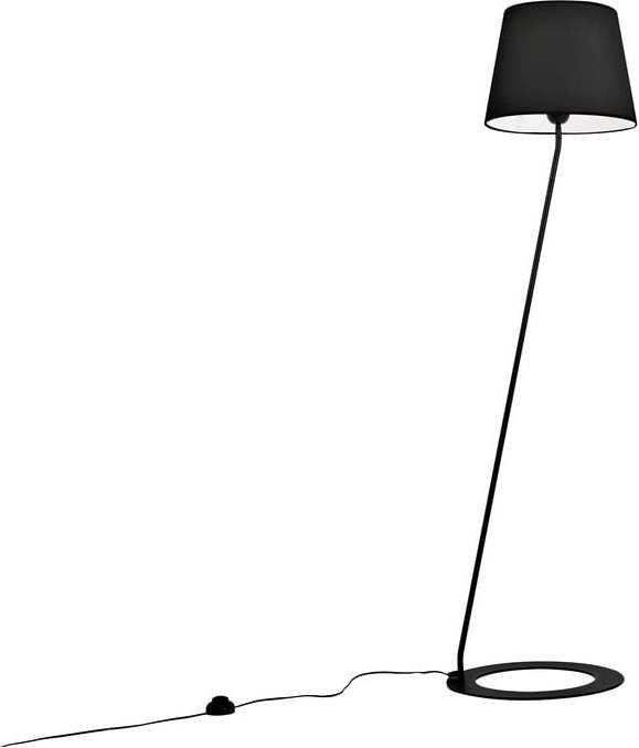 Černá stojací lampa Shade -