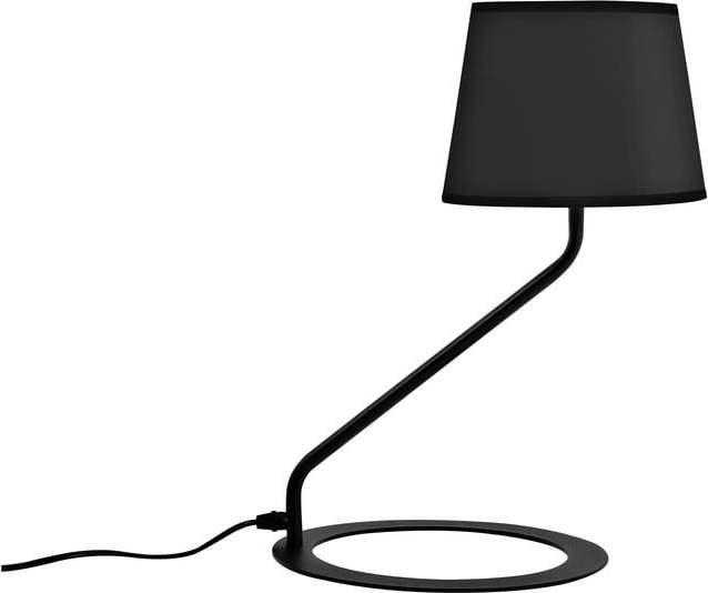 Černá stolní lampa Shade -