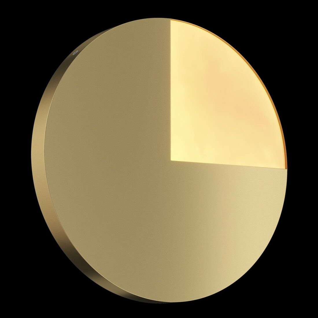 Maytoni Jupiter LED nástěnné světlo zlatá Ø 38