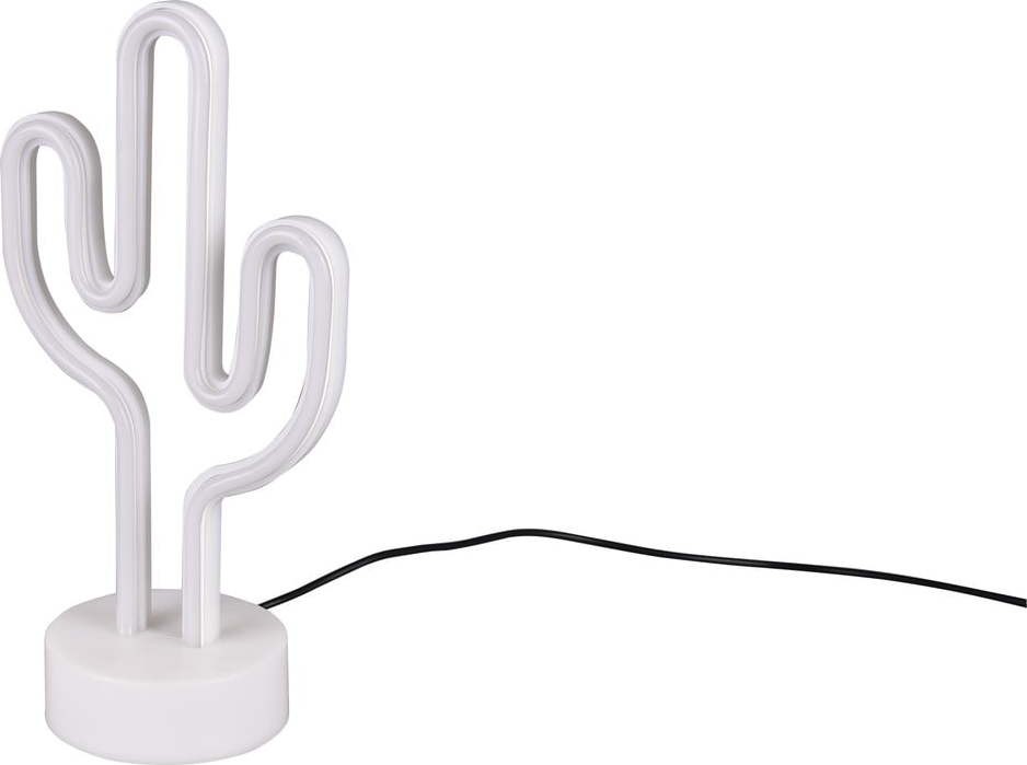 Bílá LED stolní lampa (výška 29