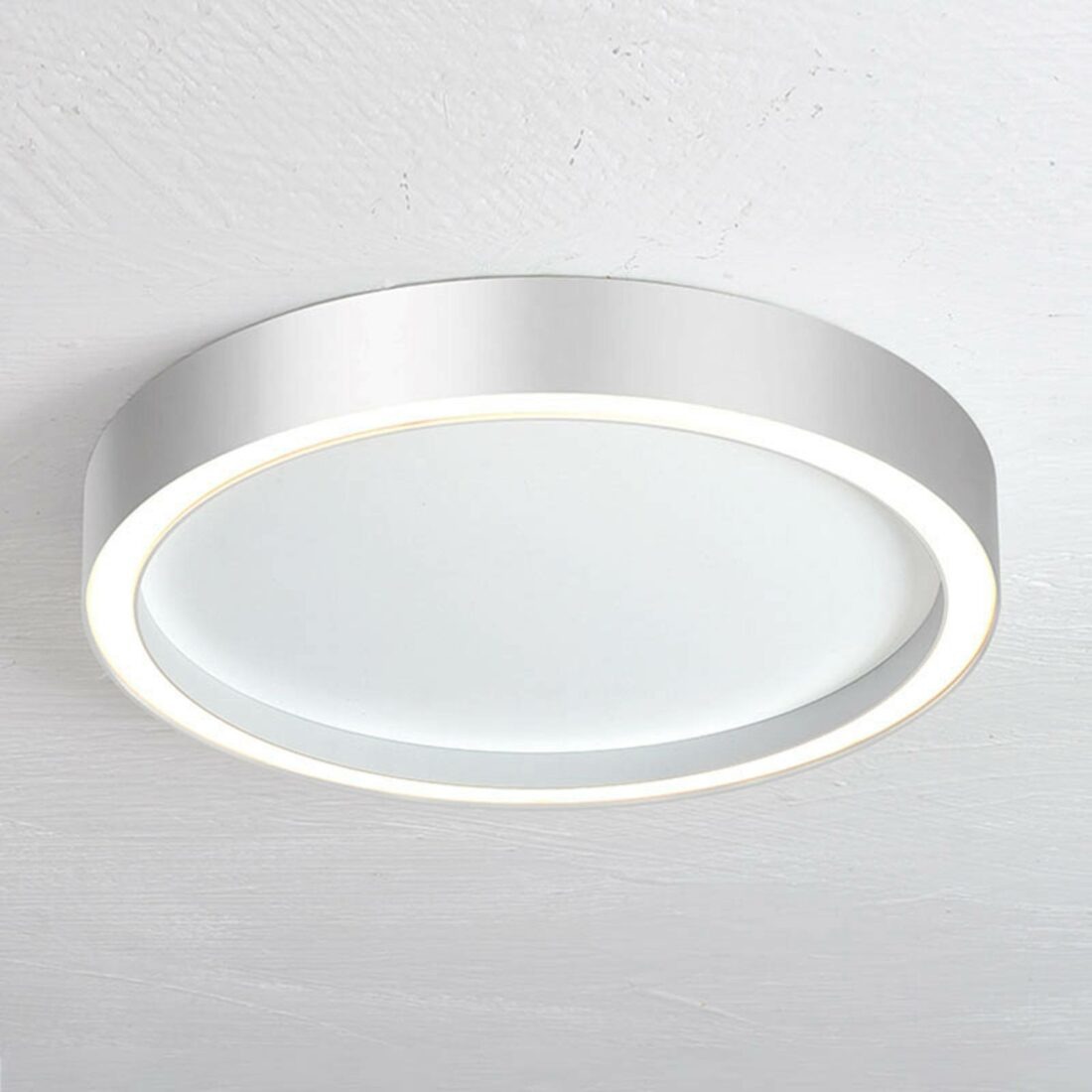 Bopp Aura LED stropní svítidlo Ø 40cm bílá/hliník