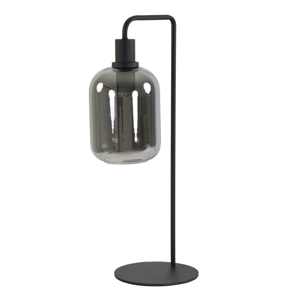 Černá stolní lampa (výška 60 cm) Lekar