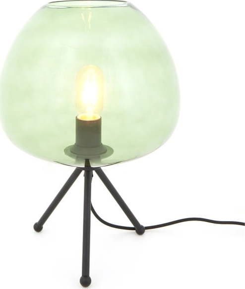 Zelená stolní lampa (výška 43 cm) Mayson