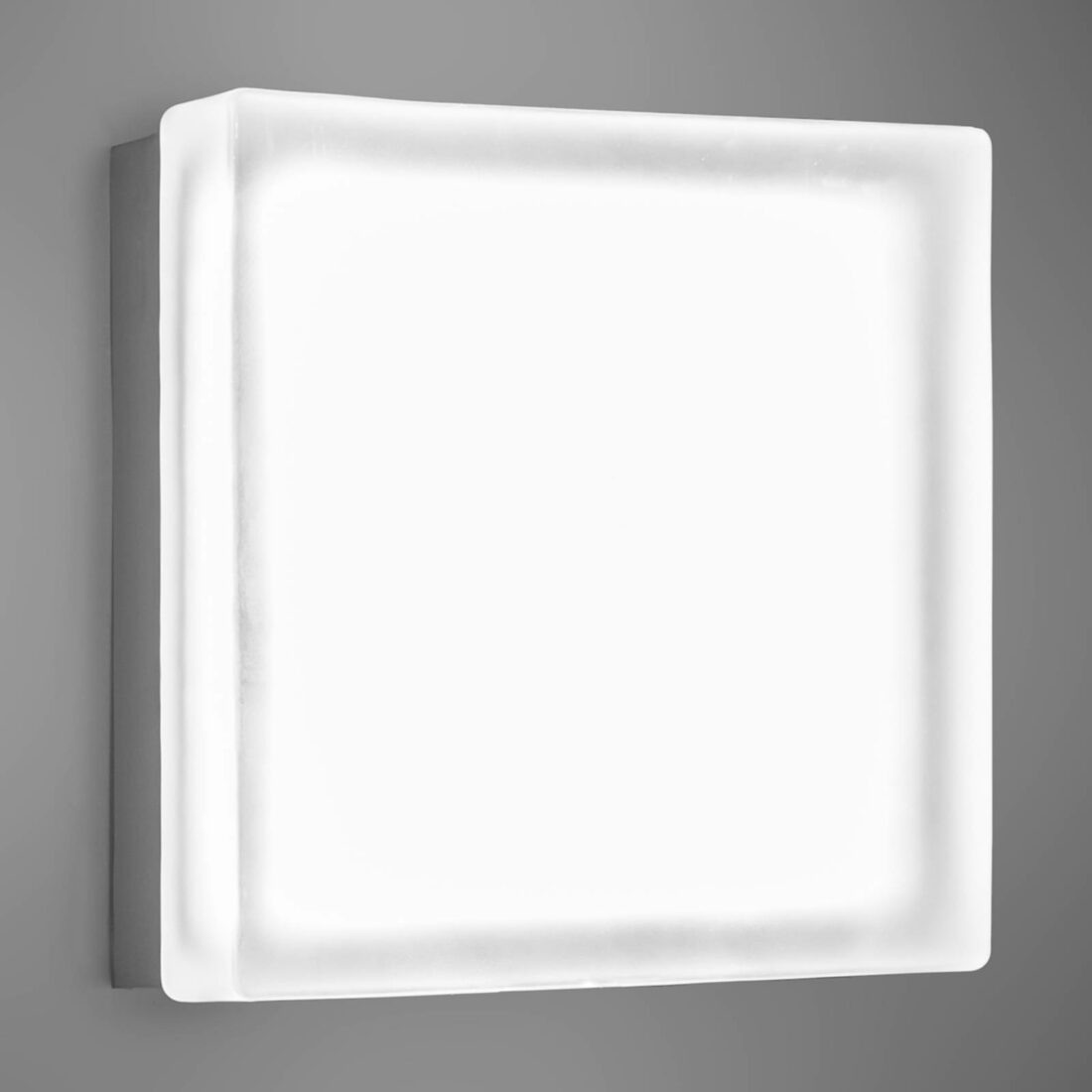 Čtvercové LED nástěnné světlo Briq 02 bílá