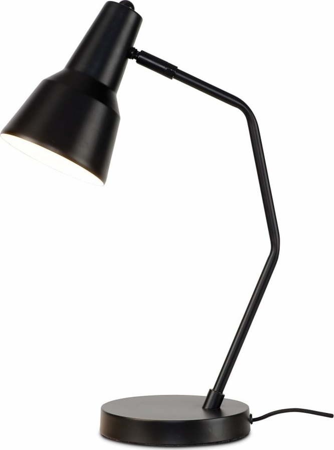 Černá stolní lampa (výška 44 cm) Valencia