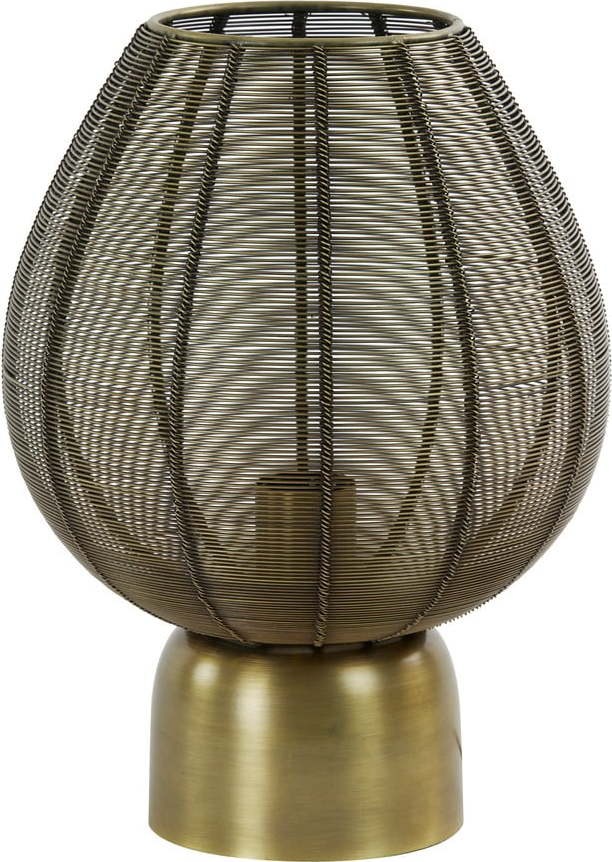 Stolní lampa v bronzové barvě (výška 34 cm)