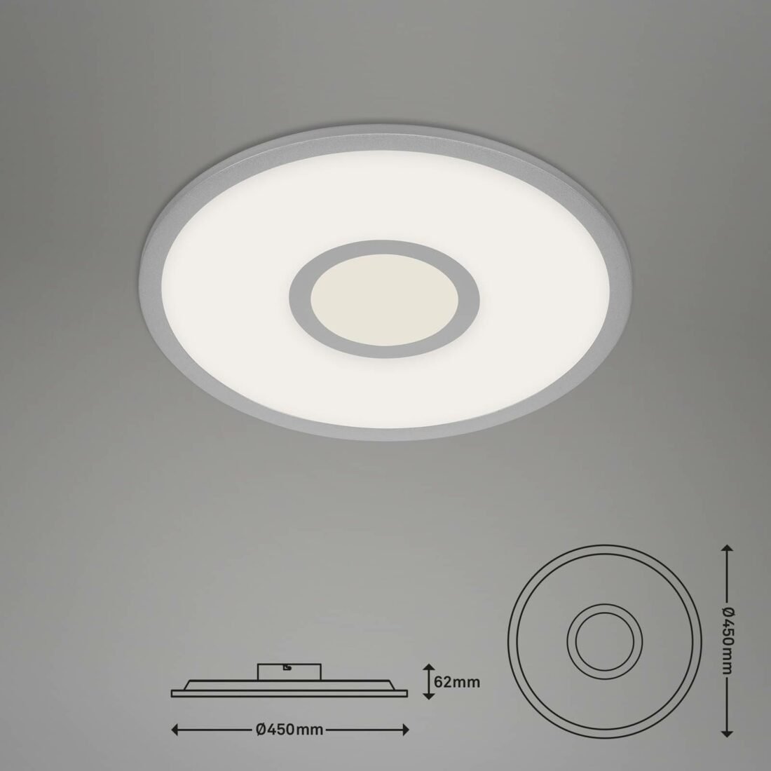 LED stropní světlo Centro S CCT RGB remote Ø 45 cm