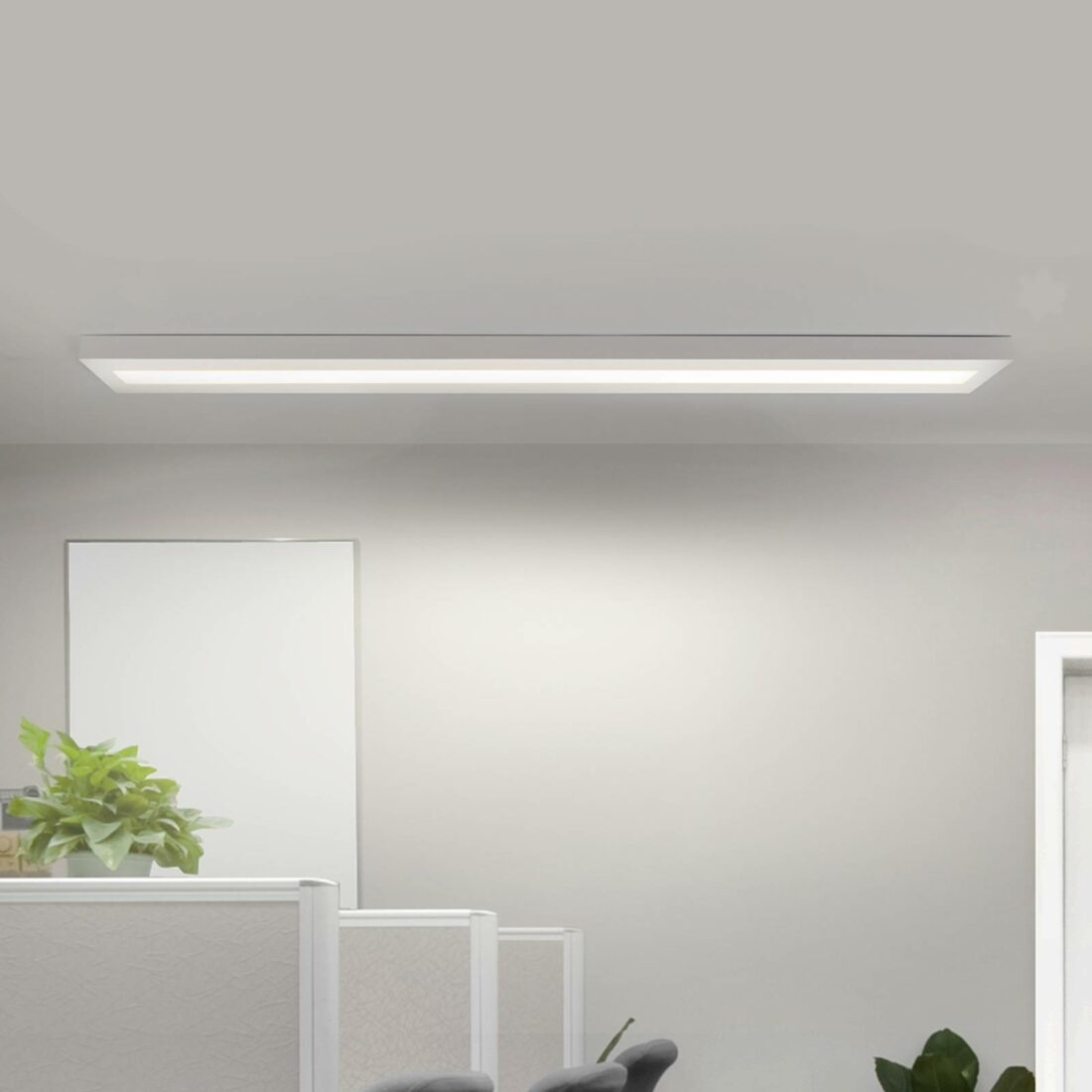 Podlouhlé přisazené LED svítidlo 150 cm bílá