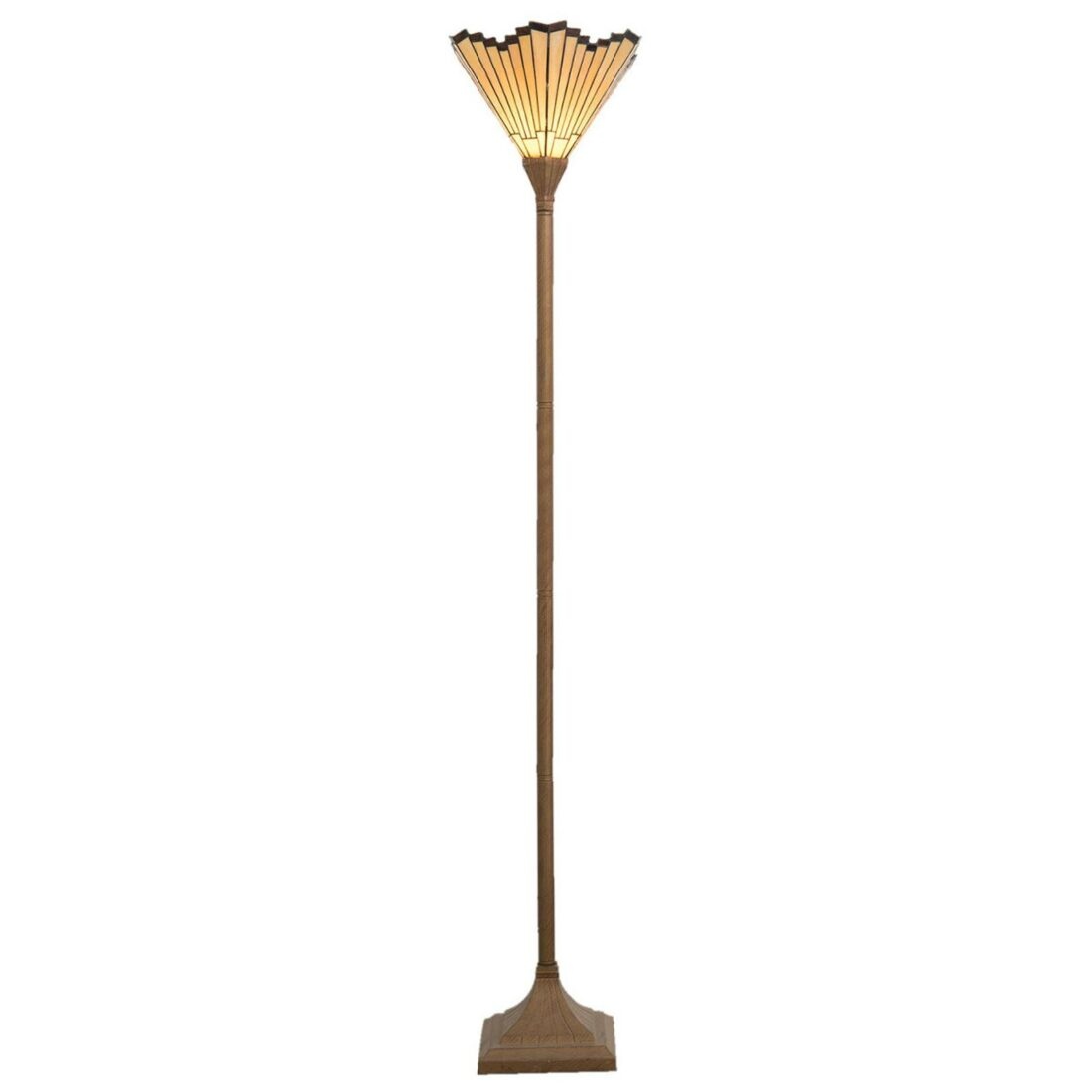 Marla - stojací lampa v Tiffany stylu