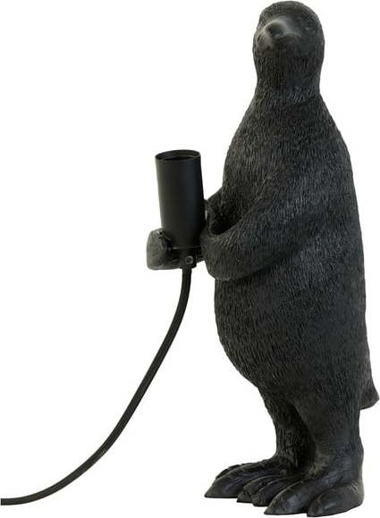 Černá stolní lampa (výška 34 cm) Penguin