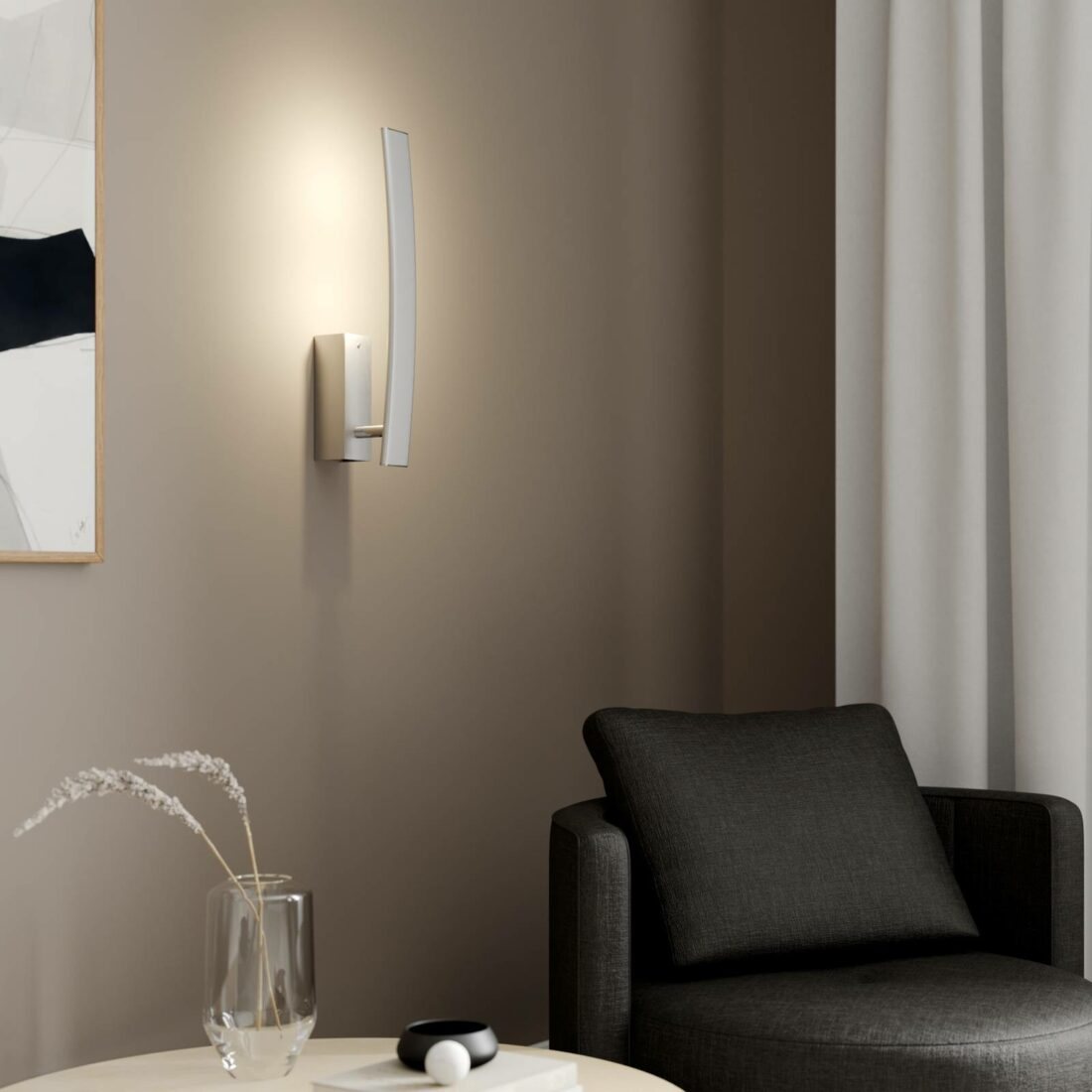 S vypínačem – kvalitní LED nástěnné světlo Xalu