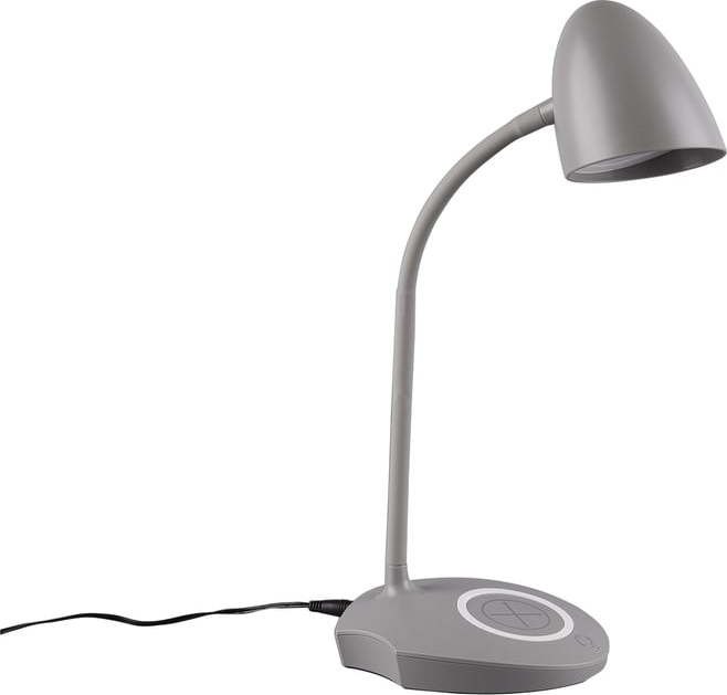 Šedá LED stolní lampa (výška 38