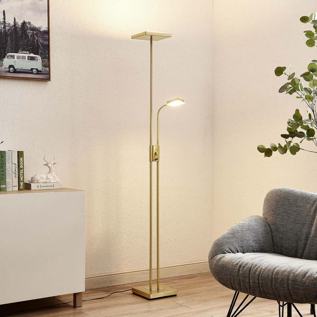 Lindby Seppa LED stojací lampa
