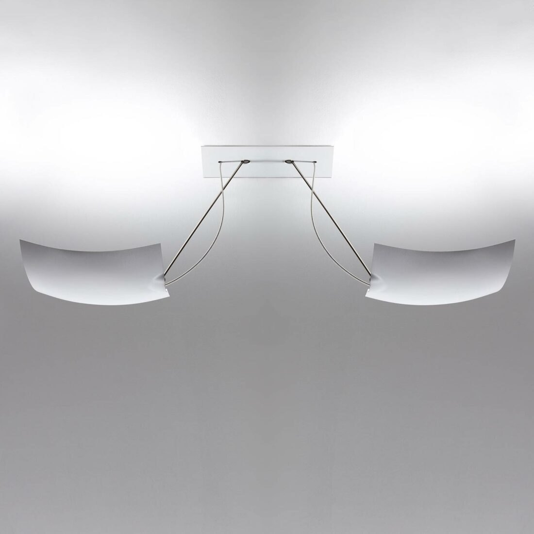Ingo Maurer 2x18x18 LED stropní světlo