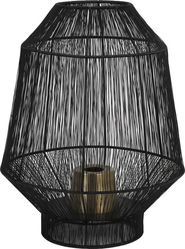 Černá stolní lampa (výška 38 cm) Vitora