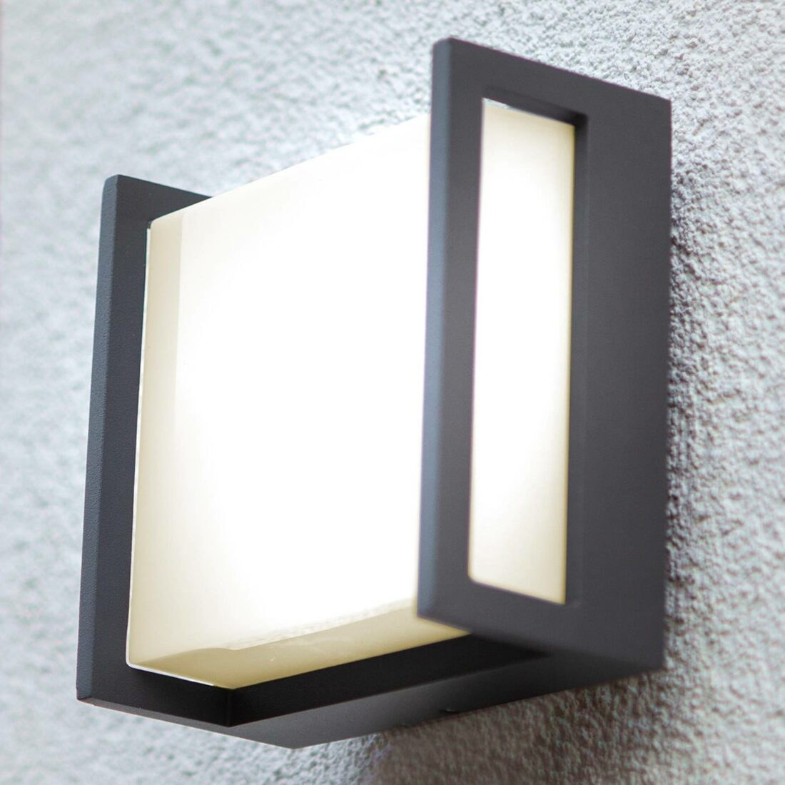 Venkovní nástěnné LED svítidlo Qubo 14cm x 14cm